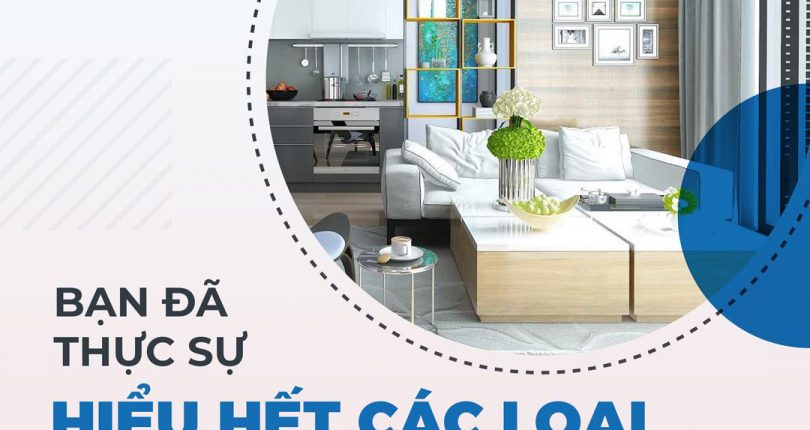 CÁC KIỂU CĂN HỘ TRÊN THỊ TRƯỜNG