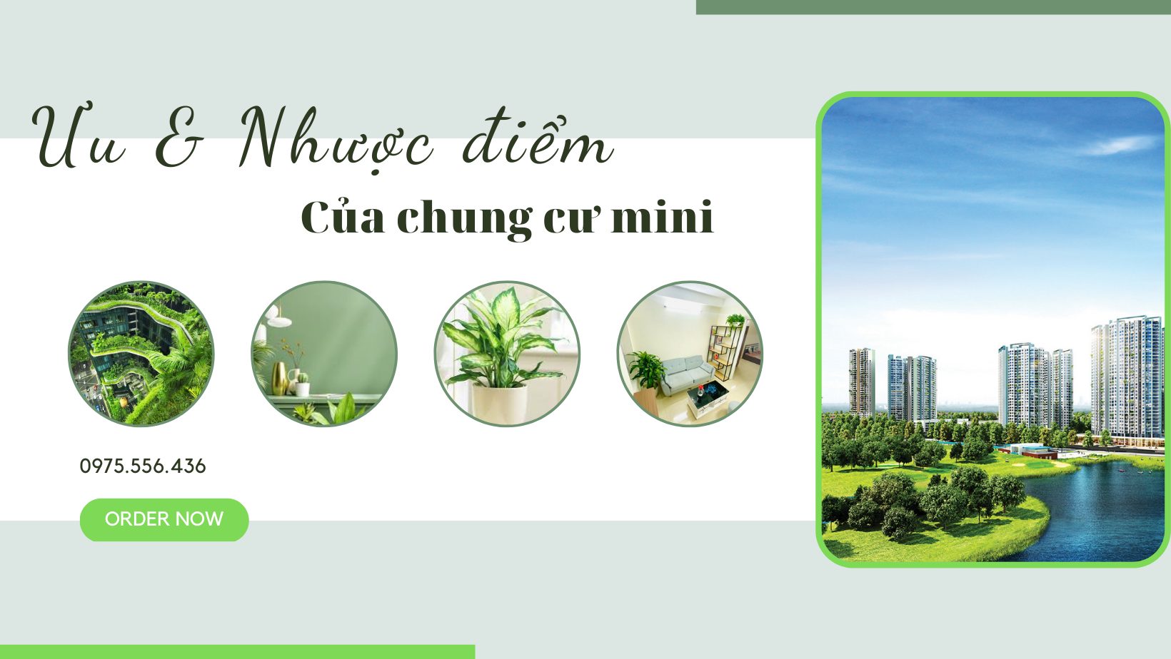 ƯU & NHƯỢC ĐIỂM CỦA CHUNG CƯ MINI