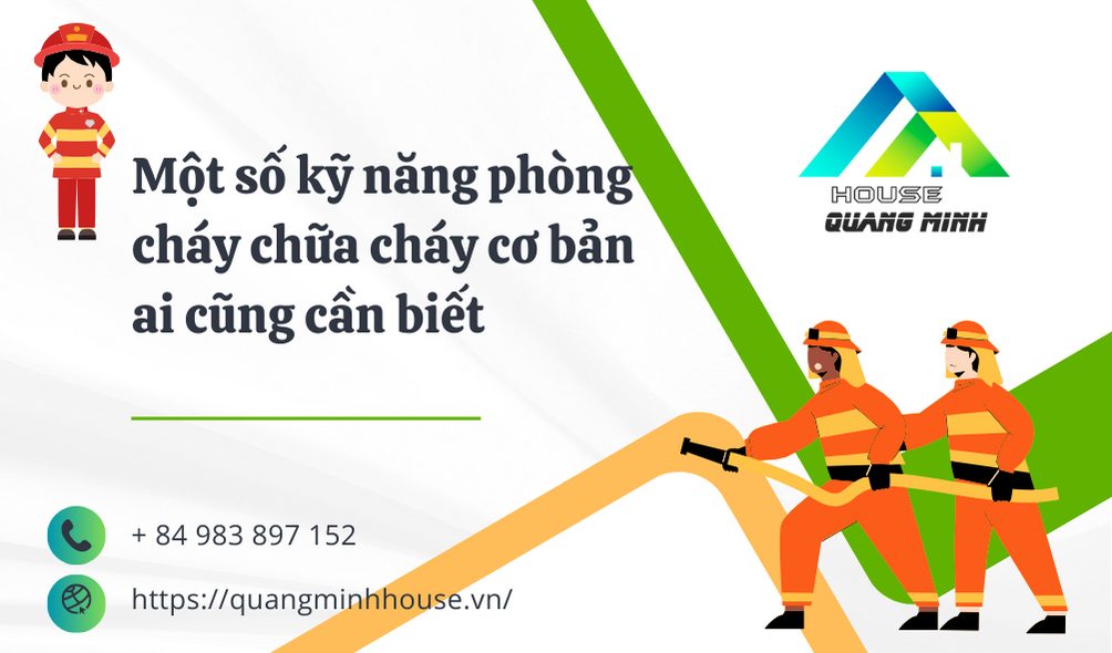 Một số kỹ năng PCCC cơ bản ai cũng cần biết