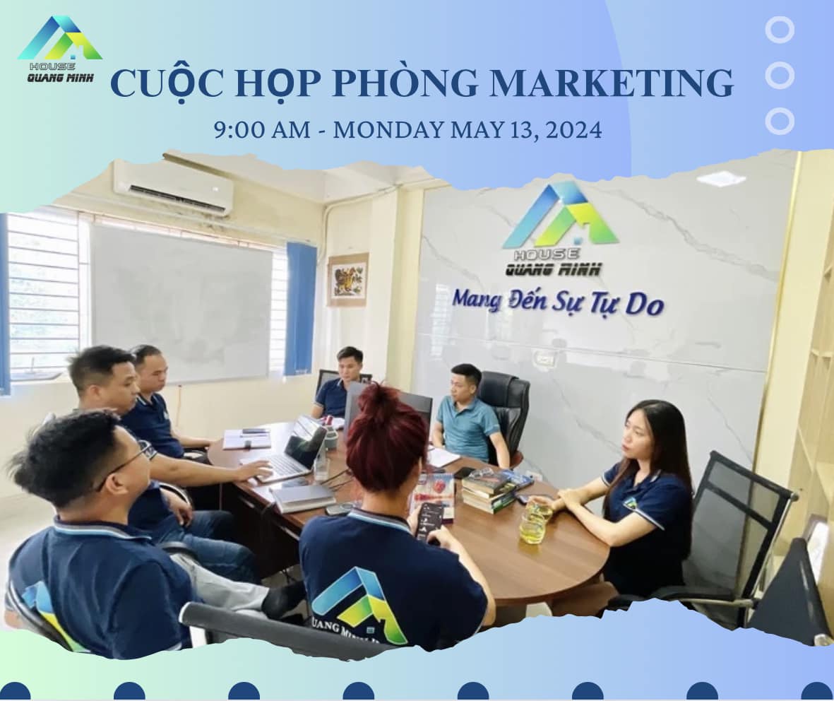 Cuộc họp tháng 5 phòng Marketing